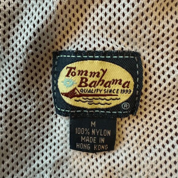 Tommy Bahama‎ Men's Elastic Waistband Mesh Lined Cargo Swim Trunks Pink Medium - Picture 3 of 10